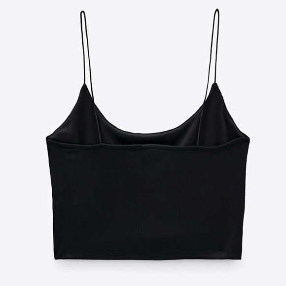 ZARA Rib Bandeau top - Picture 7 of 16